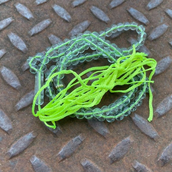 Prayer Tasbeeh Green Neon Plastic Beads Religious Islamic Beads Tasbeh - Picture 4 of 6